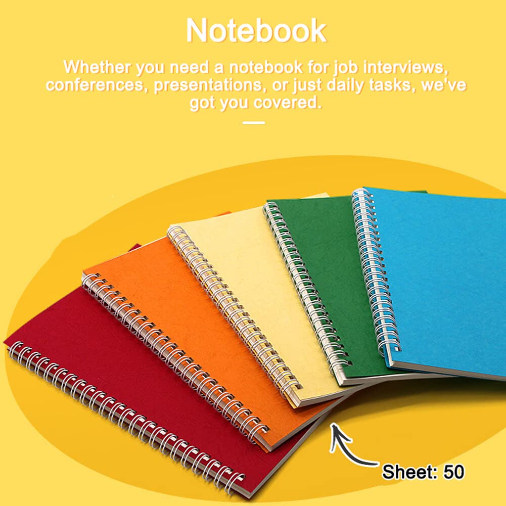 Multifunctional Conference Spiral Notebook Soft Portable Meeting Organiser Travel Journal Daily Plan Notebooks - Image 5