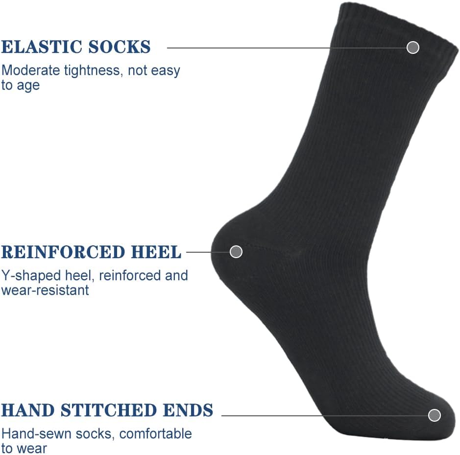 Waterproof Outdoor Adventure Socks for Adults - Breathable Warm and Waterproof Socks for Skiing Water Sports Hiking Cycling - Ideal for Exploring Mountaineering and Riding - Image 2