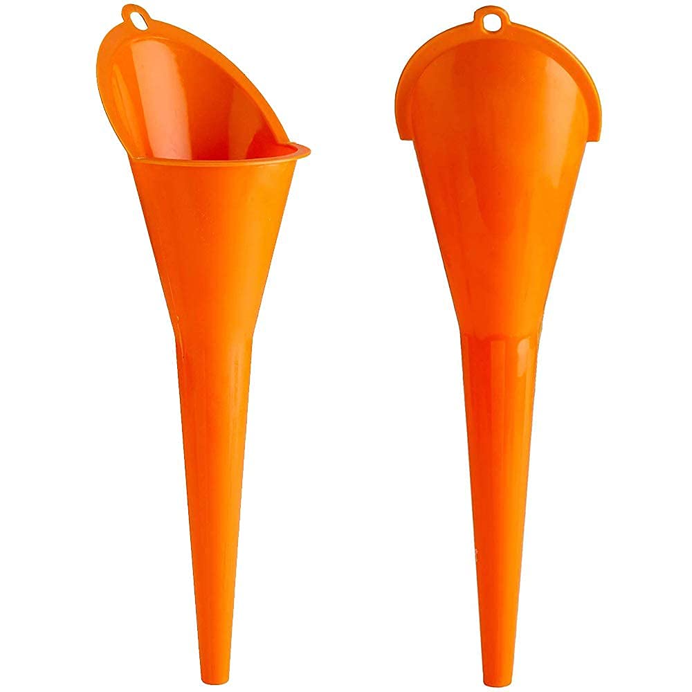 4 pcs Multi-Function Plastic Long Neck Oil Funnel - for All Automotive Oils Lubricants Engine Oils Water Diesel Fuel Kerosene and Other Liquids - Image 6