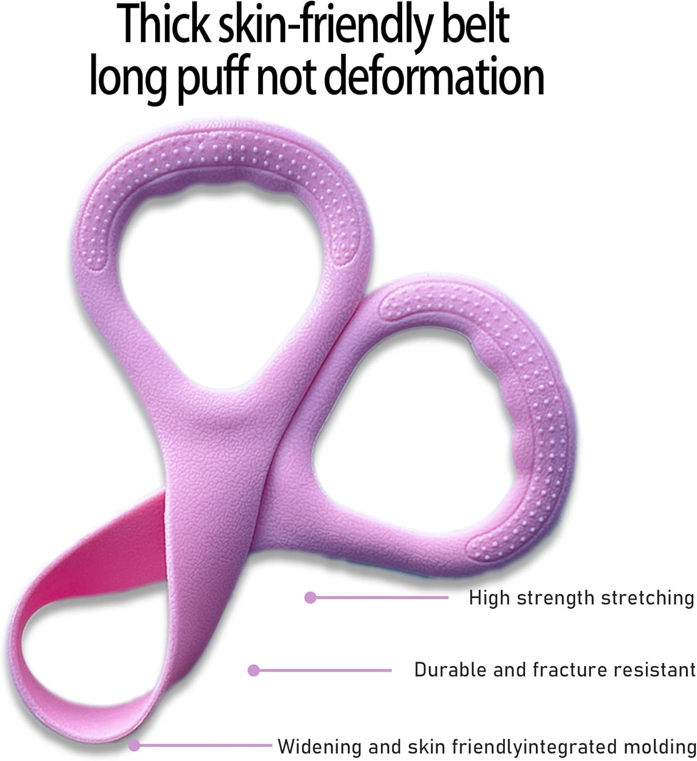 Figure 8 Fitness Resistance Band, Elastic Bands for Working Out,Arm,Back Training Elastic Ropes, Exercise Equipment for Yoga, Pilates,Physical Therapy,Stretching（3 Pack） - Image 6