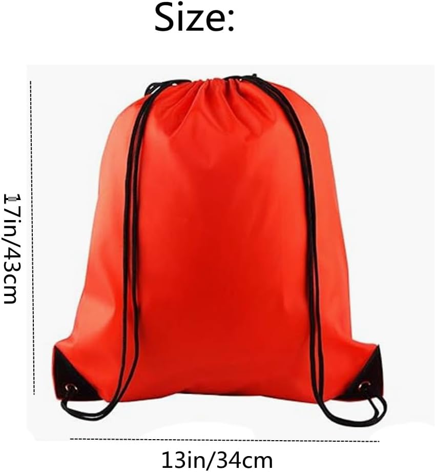 4Pcs Drawstring Backpack Bags Sports Cinch Sack String Backpack Storage Bags for Gym Traveling - Image 2