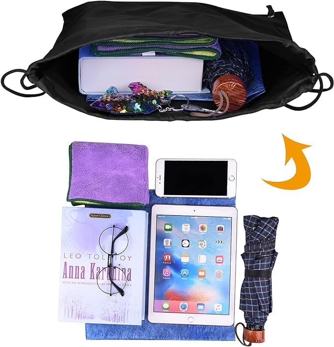 4Pcs Drawstring Backpack Bags Sports Cinch Sack String Backpack Storage Bags for Gym Traveling - Image 7