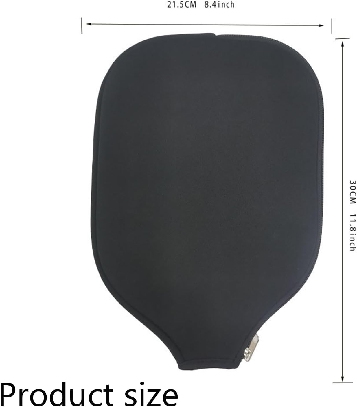 2pcs Racquet Cover for Pickleball, 8.6 x 12.2 Inch Neoprene Paddle Cover for Pickleball Racket Sleeve Storage Bag Compatible for Most USAPA Standard and Elongated Pickball Paddles - Image 2