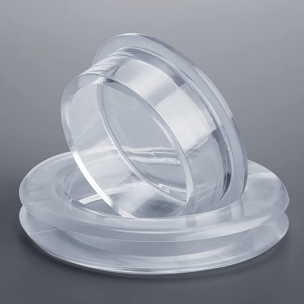 Standard Size Silicone Umbrella Hole Plug And Cap Set For Glass Outdoors Patio Table Deck Yard 2 Inch (Clear) Patio Table Hole Replacement For Umbrella - Image 5