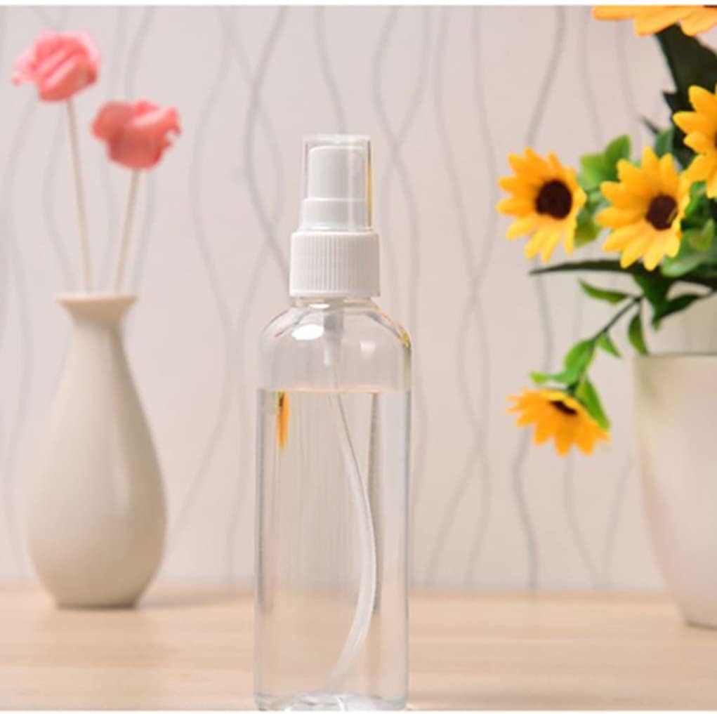 Small Spray Bottle 100ml Clear Plastic Spray Mist Bottle Refillable Travel Bottle Set for Toiletries 4PCS - Image 3