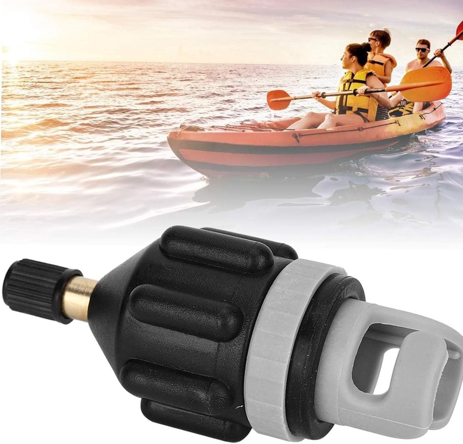 Inflatable SUP Pump Adaptor，Air Pump Converter Air Valve Adapter Sup with Standard Conventional Air Valve Attachment for Stand Up Paddle Board, Inflatable Bed, Inflatable Boat，Kayak - Image 7
