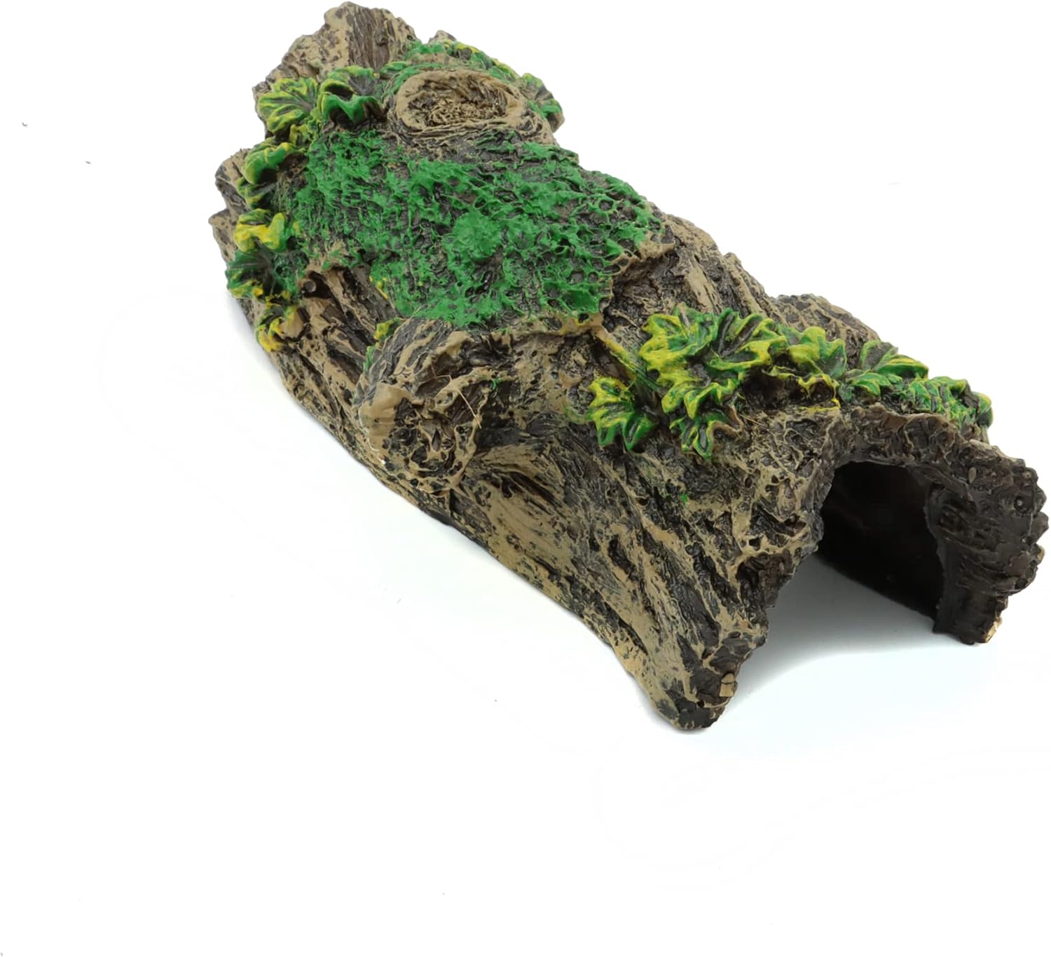 Aquarium Decorations Resin Hollow Tree Trunk Ornament, Bettas House Cave Wood House Decor for Fish Tank (HS-SP207) - Image 7