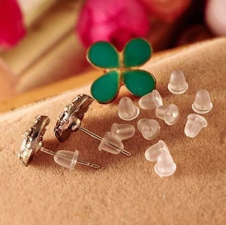 Earring Backings, Rubber Earring Backs for Stud Earrings for Women, Earring Backs for Fish Hook Earrings (100 Pieces) - Image 5
