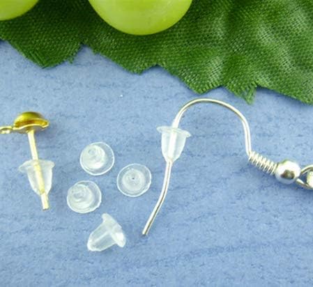 Earring Backings, Rubber Earring Backs for Stud Earrings for Women, Earring Backs for Fish Hook Earrings (100 Pieces) - Image 7