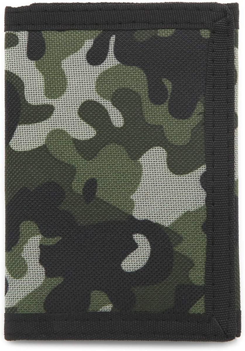 RFID Trifold Canvas Outdoor Sports Wallet for Kids - Front Pocket Wallet with Magic Sticker, camouflage, Small, Novelty - Image 3