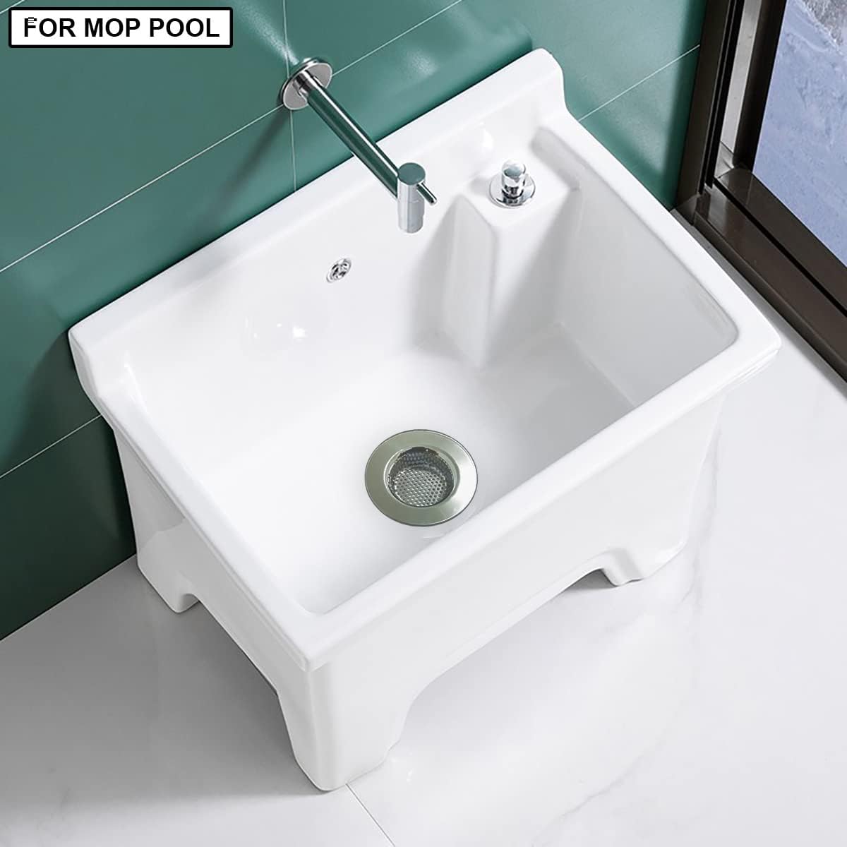 2PCS Bathtub Drain Strainers, Shower Drain Hair Catcher, Stainless Steel Drain Cover Basket for Bathroom Laundry Floor Drain, Fit for 1.75