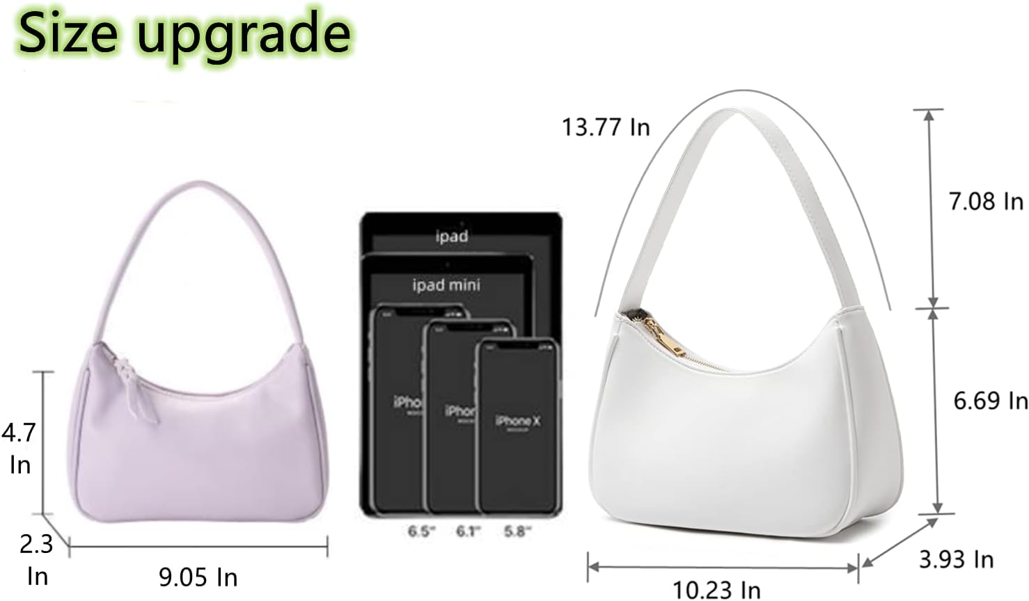 Women's Wandering Elegant Sports Fashion Leisure Hobo Tote Handbag - Image 5
