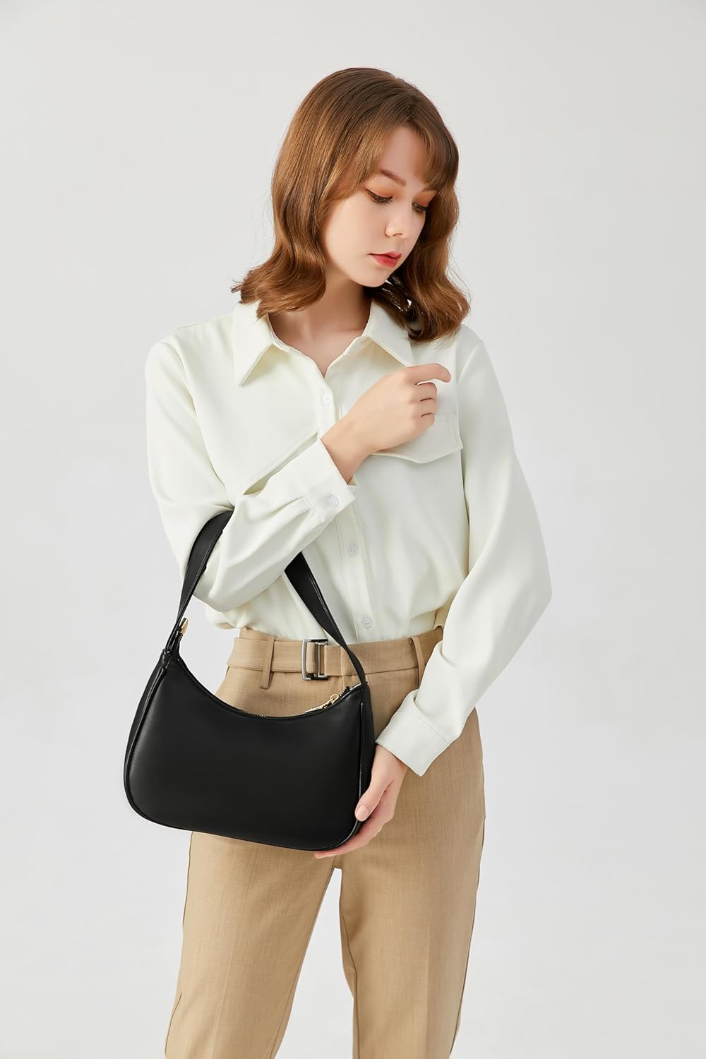 Women's Wandering Elegant Sports Fashion Leisure Hobo Tote Handbag - Image 6