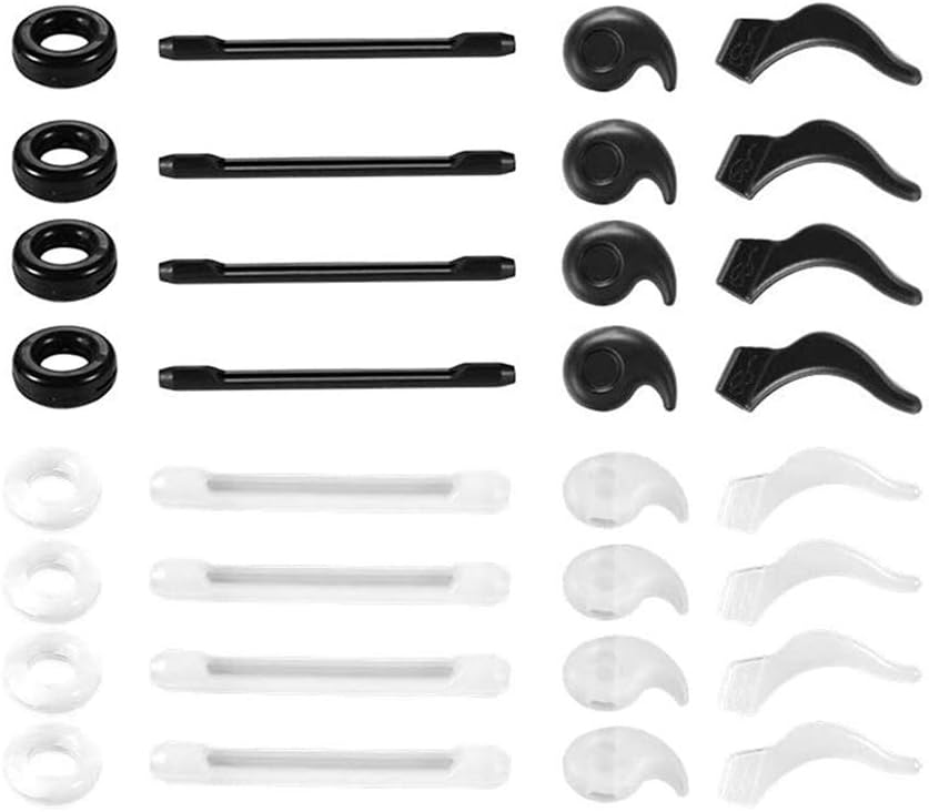 16 Pairs Eyeglasses Retainers, Premium Silicone Anti-Slip Eyeglass Holder, Comfort Ear Grip Hooks Protectors for Spectacle Sunglasses Reading Glasses Eyewear1 - Image 1
