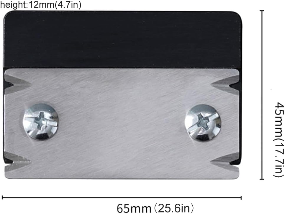 Woodworking Edge Trimmer, Hand Planer Edge Bander for Burrs,Edge Corner Planer,Wood Chamfering Fillet Scraper,Edge Banding Cutter for PVC ABS Melamine Veneer,Deburring Tool,MG-022BK - Image 2