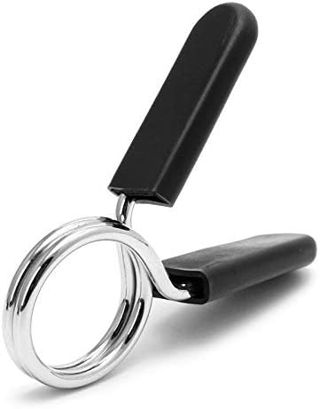 1 inch (25 mm) Spring Clip Collars with Easy-Grip Handle for Smooth Dumbbell Handle or Weightlifting Barbell (Pack of 4) - Image 5