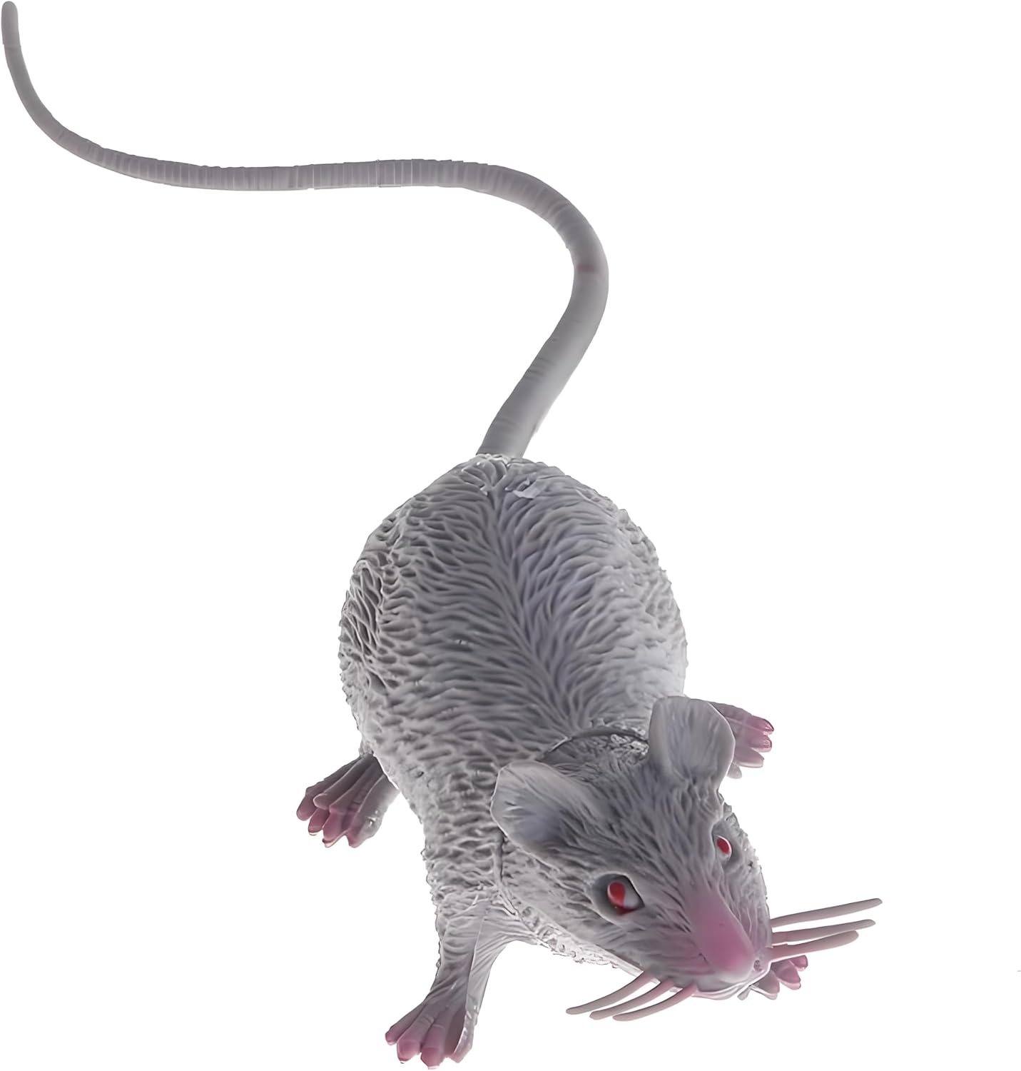 Realistic Fake Mouse Prop, Spooky Rat, Rubber Rat with Long Tail, Halloween and Prank Decoration - Image 1