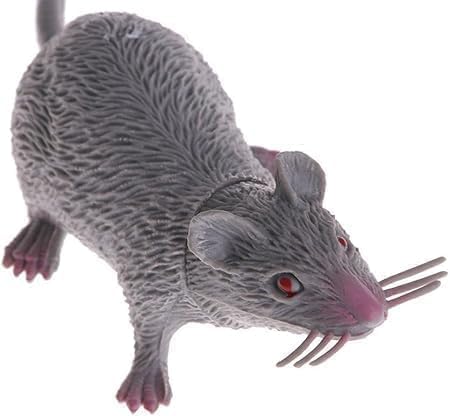 Realistic Fake Mouse Prop, Spooky Rat, Rubber Rat with Long Tail, Halloween and Prank Decoration - Image 2