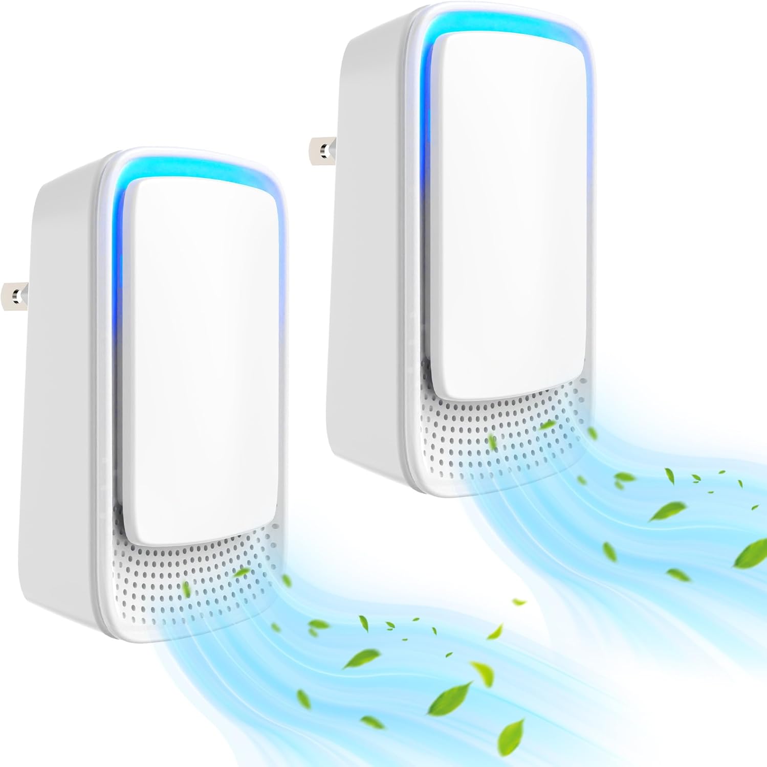 2 Pack Plug-In Negative Ion Ionizer for Home, Office, Kitchen, Bedroom, Bathroom - Filterless, Quiet Operation, Portable Mini Air Cleaner - Image 1