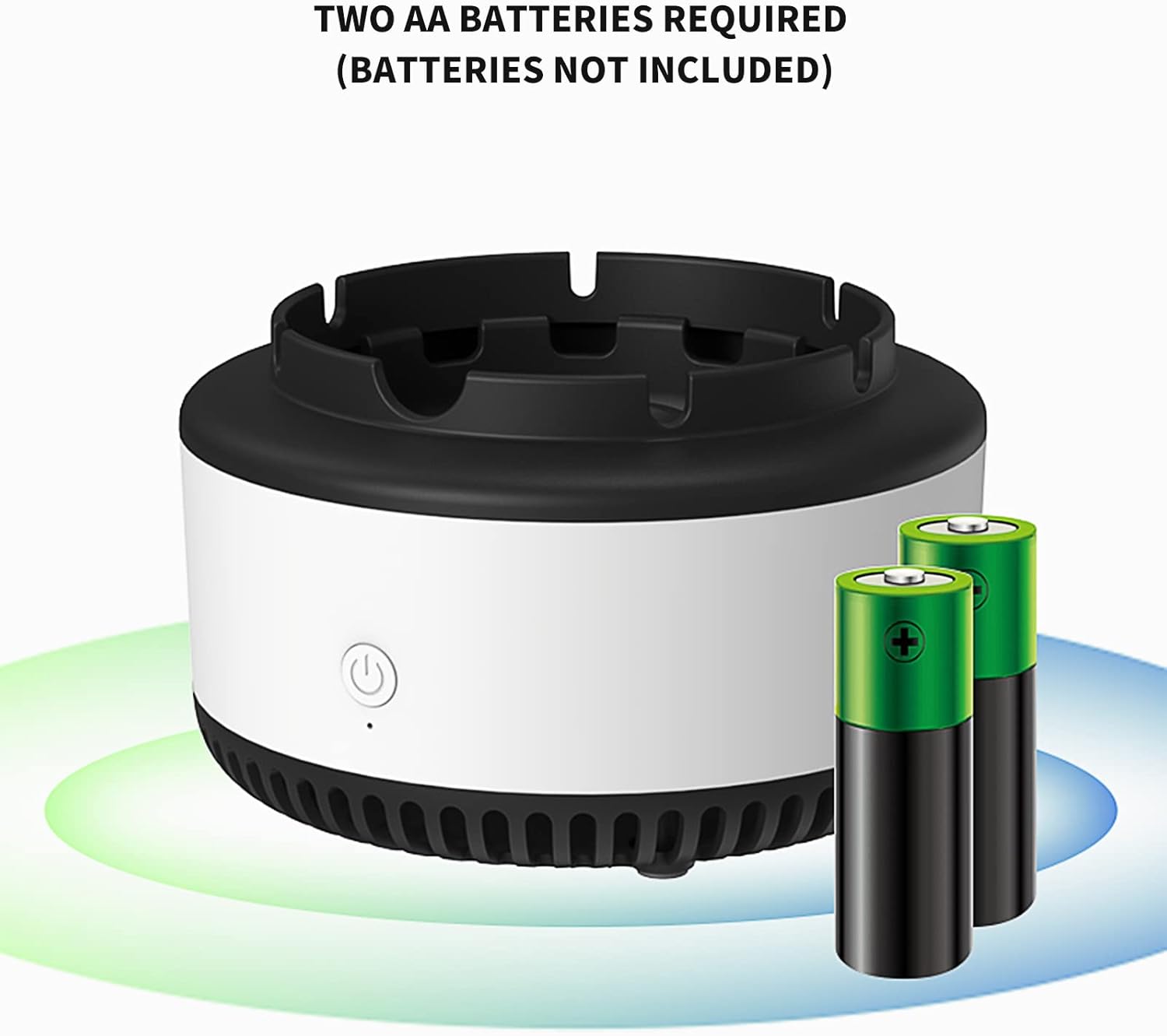 Smokeless Ashtrays for Cigarettes Indoor, Air Purifier,Best Gifts for Smokers, Suitable for Home Car Office Outdoor- Gray - Image 3