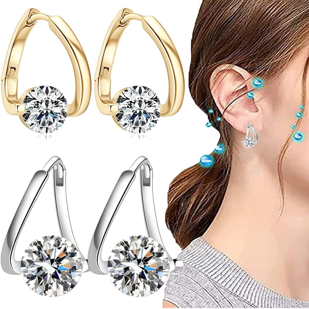 Flysmus Halolux Lymphatic Magnetic Earrings (2pairs-B) - Image 1