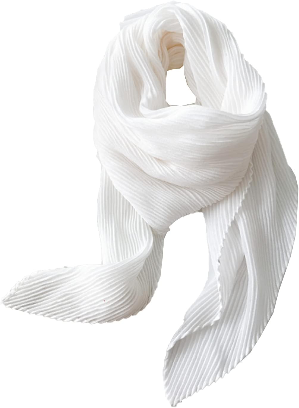 Crinkle Solid Color Cotton Hemp Small Square Scarfs Silk Scarf,Female Four Seasons Thin Wrap Scarf Head Shawl - Image 1