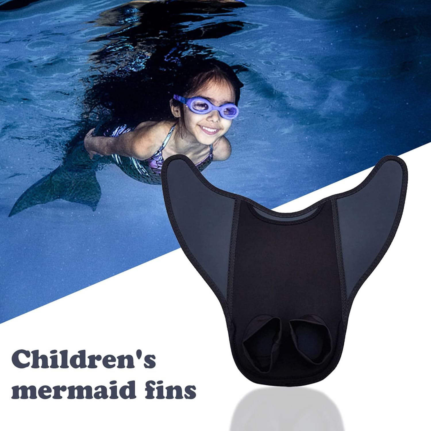 Mermaid Monofin, Mermaid Tails Kid and Adult Sizes, Swimming Flipper, Swimsuit Accessory, Queue De Sirene Enfant, Rubber Swimming Training Aid - Image 8