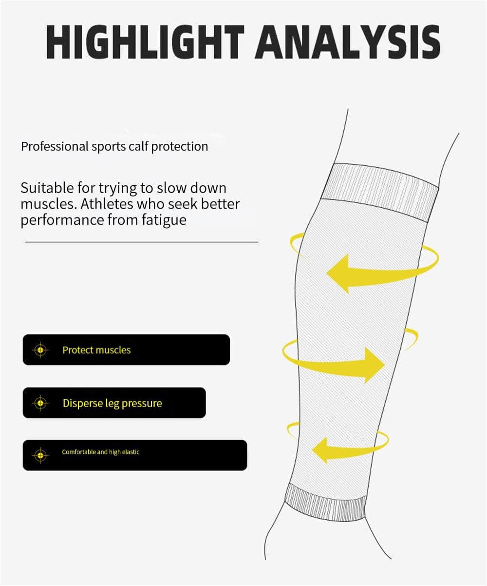 2 Pack Pro Soccer Leg Sleeves Socks/Compression for Calf - over the calf,ootball, baseball, basketball,rugby - Image 3