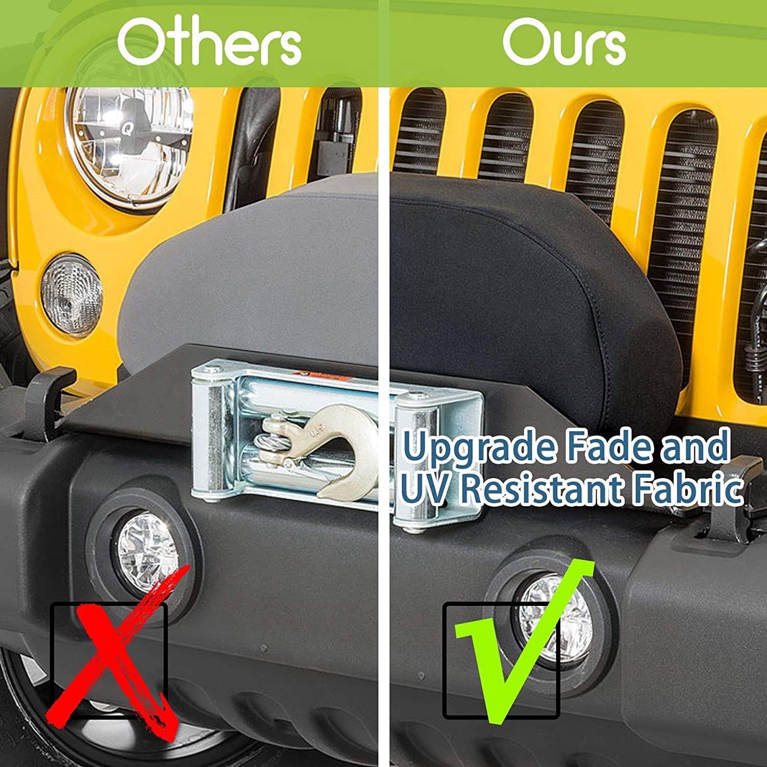 Winch Cover, Heavy Duty Waterproof Dust-Proof Winch Protection Cover, Ideal for Electric Winches 8500-17500 lbs, Indoor/Outdoor (21.5” x 9.5” x 7.5”) - Black - Image 7