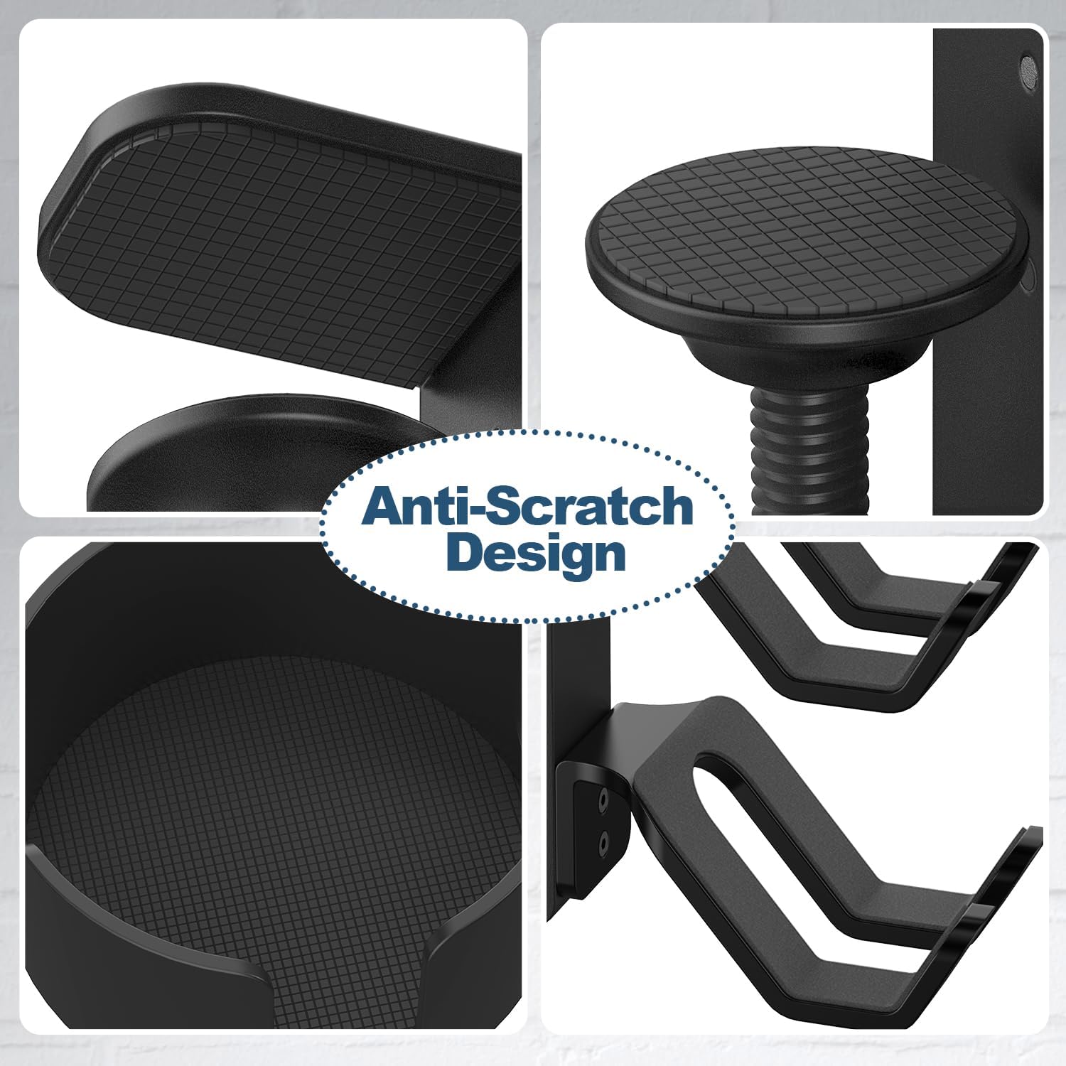 4 in 1 Desk Cup Holder with Headphone Hanger and Controller Stand Gaming Accessories, Universal Adjustable & Rotating Upgraded Arm Clamp for Coffee Mugs, Water Bottles, Headphones, Controller. - Image 6