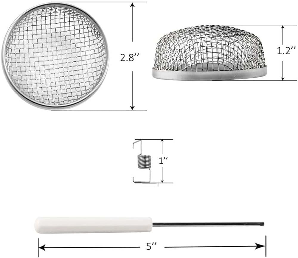 RV Furnace Vent Insect Screen Cover 2 Pack with Installation Tool, Durable Mesh RV Flying Insect Screen for Campers and Trailers, Easy Fit, Rust Proof, Keeps Bugs Out - Image 2