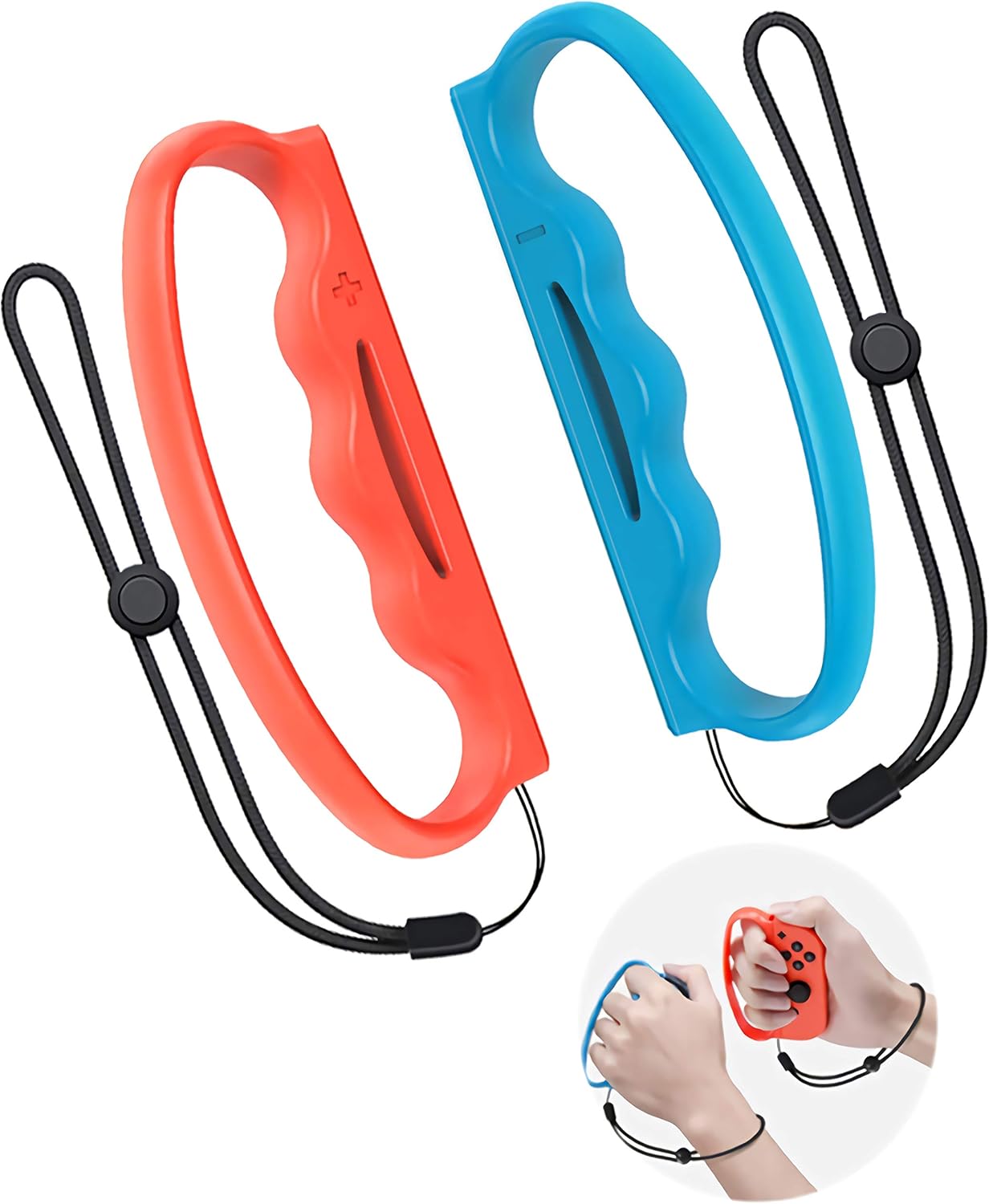 Grips for Nintendo Switch Fitness Boxing, Fit Boxing Clasp Accessories Handle for Adults and Children, for finger arcs, non-slip, making your boxing game experience smoother - Image 1