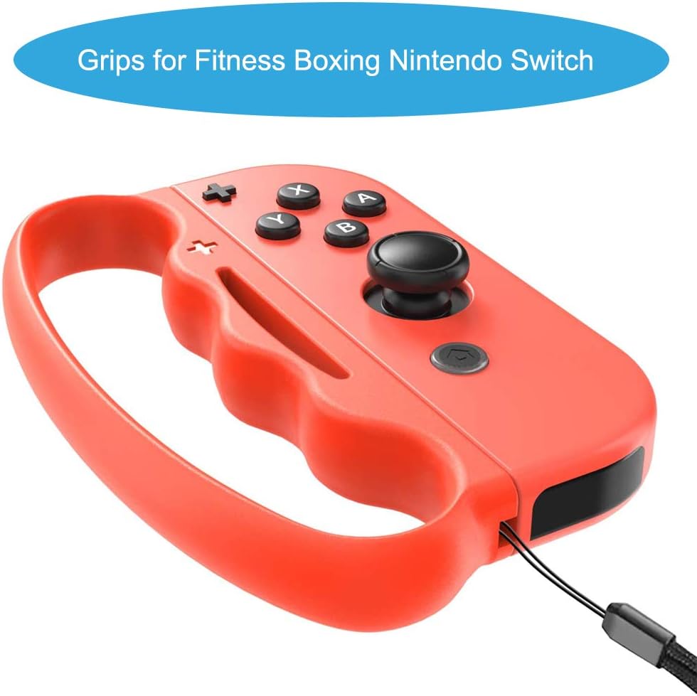 Grips for Nintendo Switch Fitness Boxing, Fit Boxing Clasp Accessories Handle for Adults and Children, for finger arcs, non-slip, making your boxing game experience smoother - Image 3