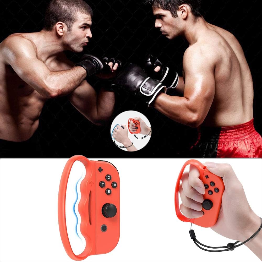 Grips for Nintendo Switch Fitness Boxing, Fit Boxing Clasp Accessories Handle for Adults and Children, for finger arcs, non-slip, making your boxing game experience smoother - Image 4