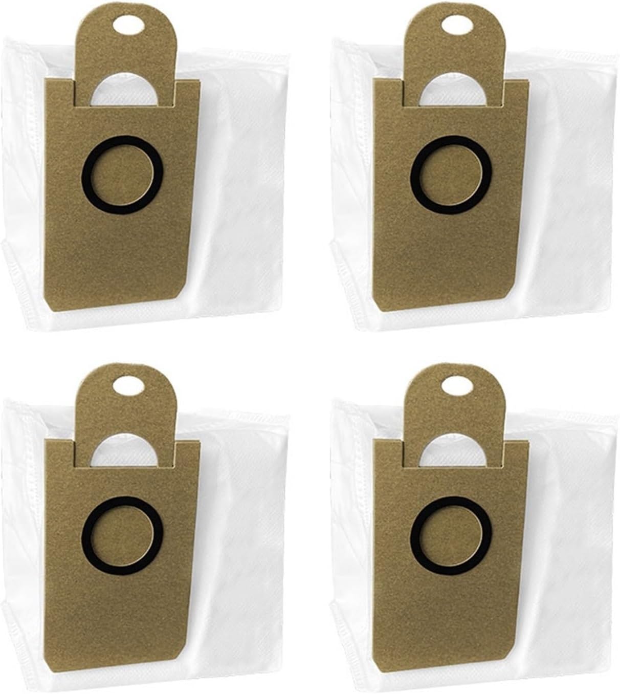 Vacuum Cleaner 4pcs Dust Bags. Compatible For Laresar L6 Nex. Robot Vacuum Cleaner Spare Parts Replacement Accessories - Image 1