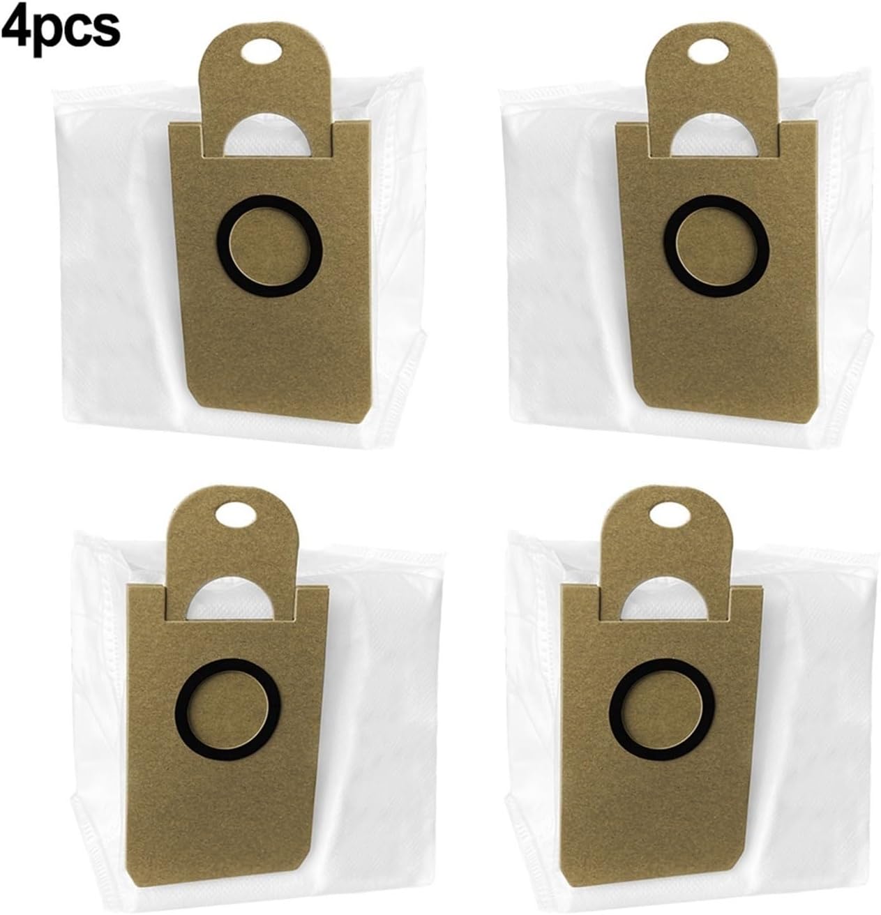 Vacuum Cleaner 4pcs Dust Bags. Compatible For Laresar L6 Nex. Robot Vacuum Cleaner Spare Parts Replacement Accessories - Image 5