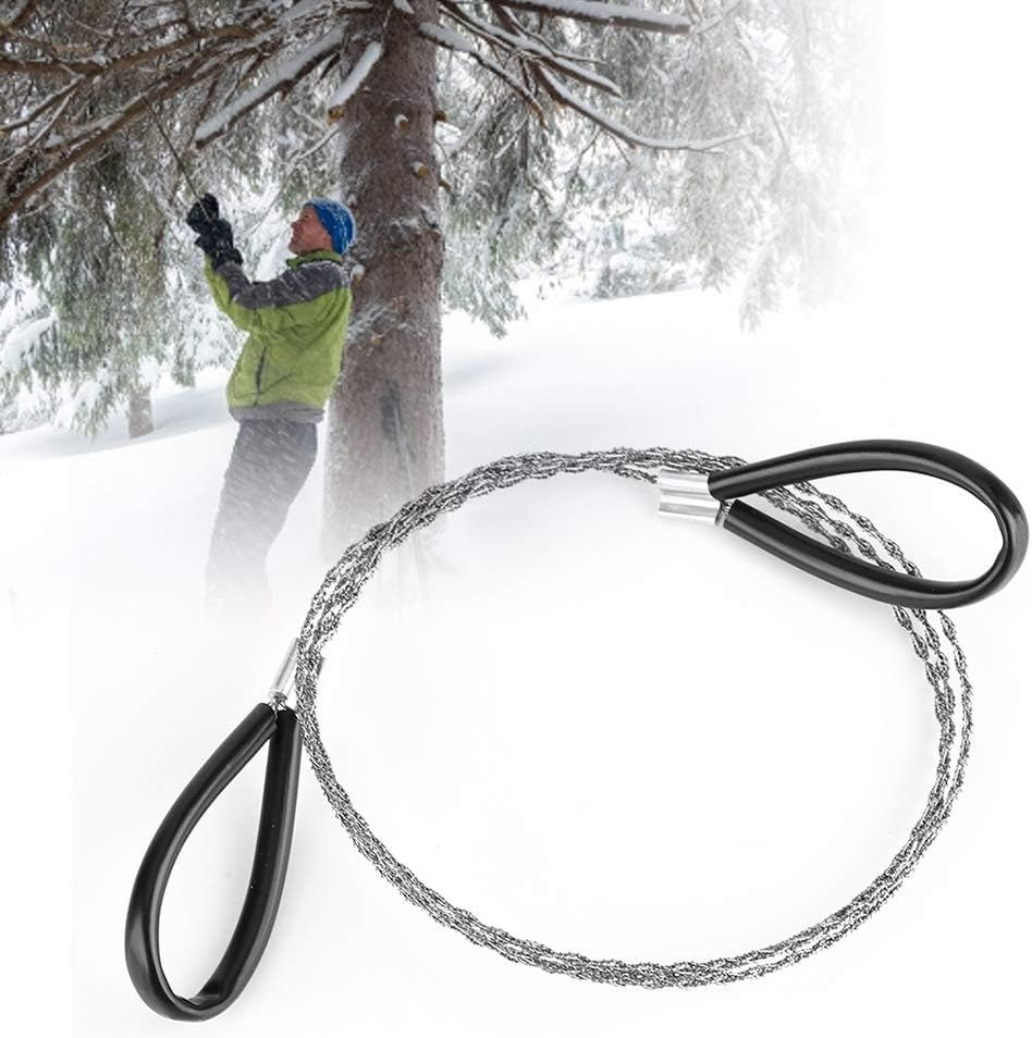 4Pcs Stainless Steel Wire Saw Emergency Saws,PVC Pipe Cable Saw Stainless Steel Wire Saw Hand Pocket String Rope Saw, Cable Saw Metal Wire Saw Hand Pocket String Rope Saw PVC Pipe Cutting Tool - Image 6