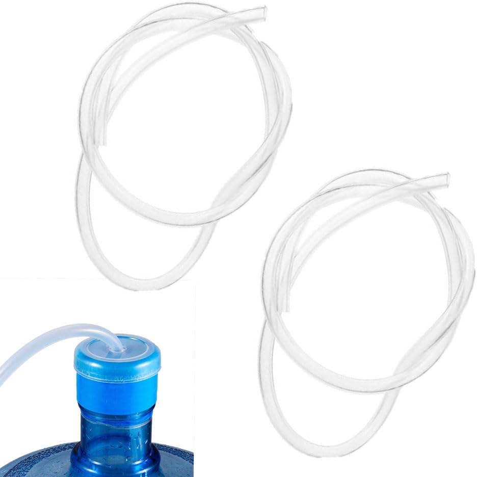 2 Pcs Silicone Tubing Hose for Automatic Drinking Water Pump Replacement Compatible with Electric Water Dispenser, Water Bottle Pump, and Water Purifiers for Efficient Water Dispensing - Image 1