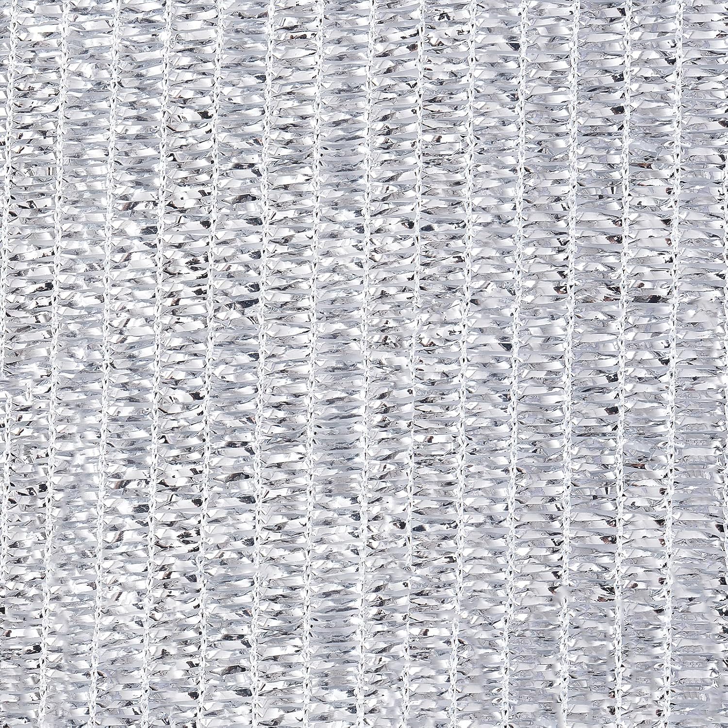 70% Aluminet Shade Cloth 6.5 ft x 10 ft-Fabric Sun Block Sun Reflect-Free 12pcs 6