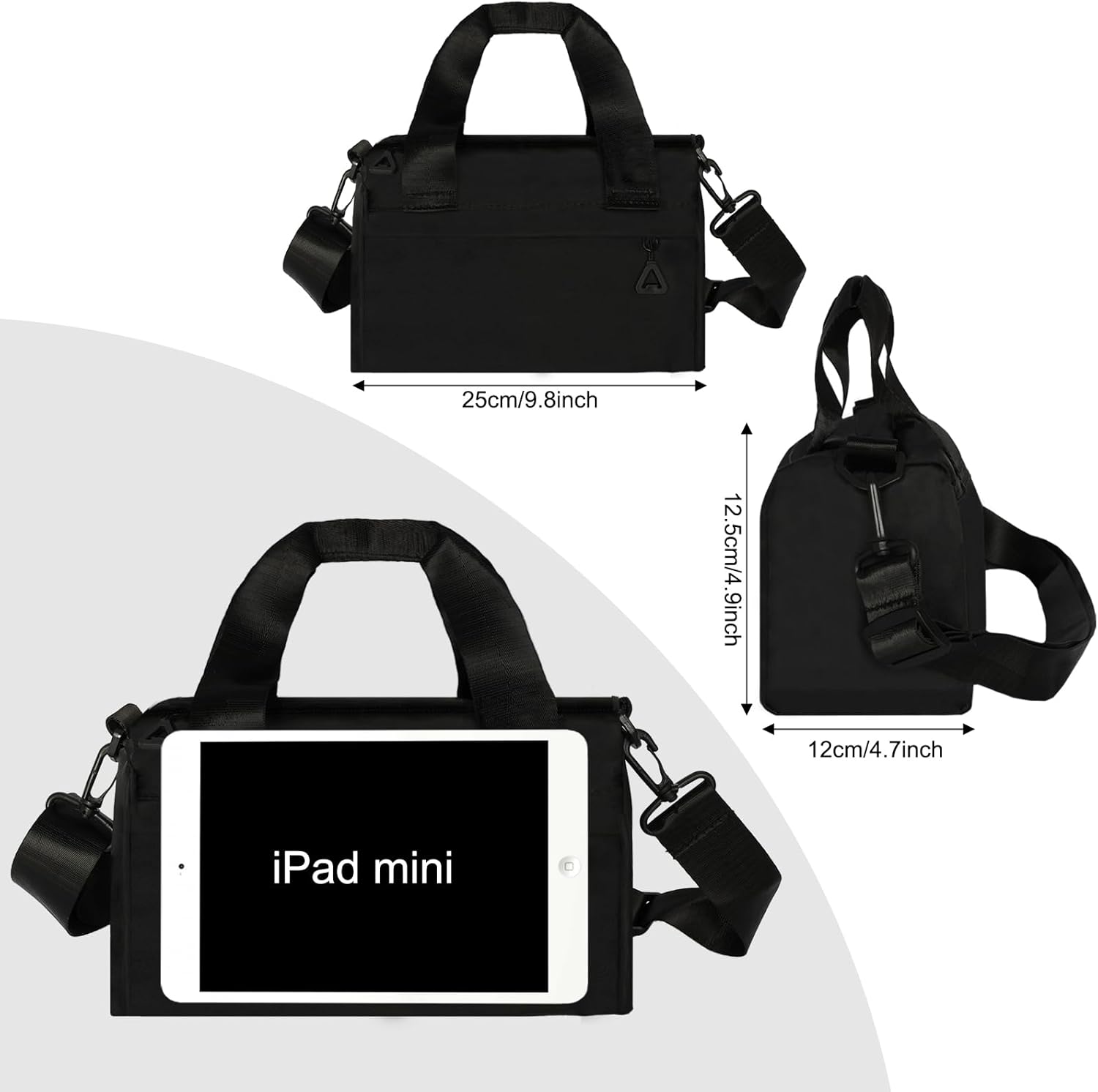 Mini Gym Bag Small Sport Bag Adjustable Duffle Bag Detachable Strap Gym Tote for Men Women Portable Shoulder Fitness Bag for Travel Sports - Image 2