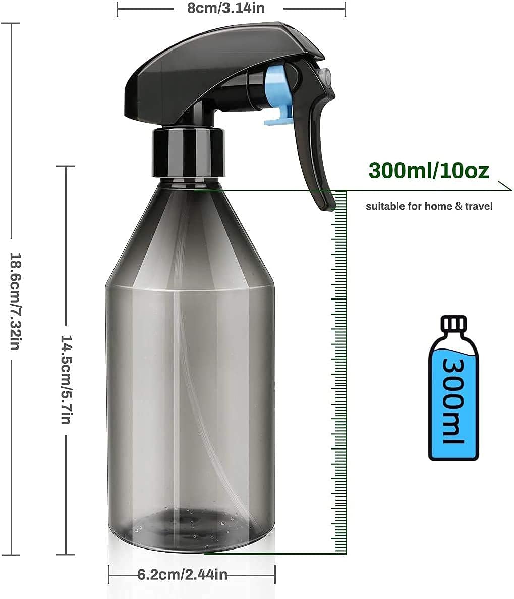 Plant Mister Water Spray Bottle - Fine Mist Spray Bottle for Flowers, Plants, Gardening, Cleaning Solutions - 10oz, Plastic - Image 2