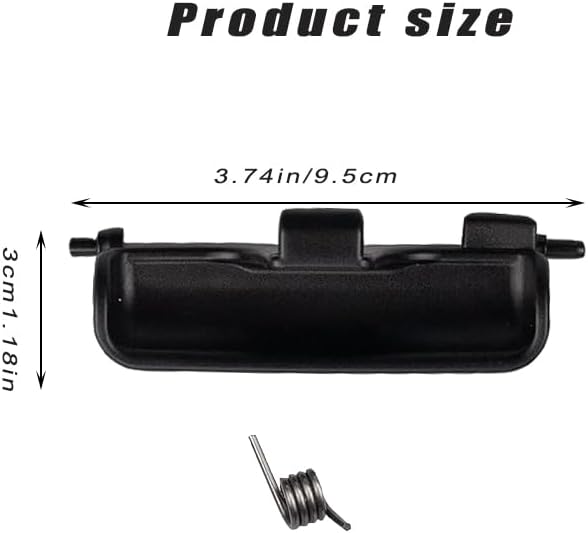 Car Center Console Armrest Lid Latch,Center Console Armrest Lid Latch for 2013-2018 Acura RDX Lock Knob with Stainless Steel Spring,83417-TX4-A01 Armrest Lid Latch Lock Replacement - Image 2
