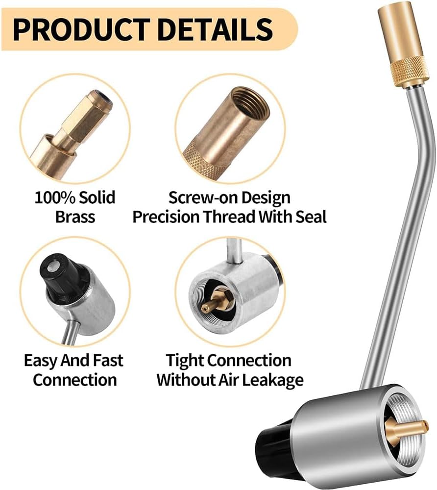 5430 Stove Pressure Regulator Replacement Part for Coleman Propane Stoves,Solves Gas Pressure Issues Camping Grill/Stove Connector for 1LB Propane Fuel Cylinder - Image 3