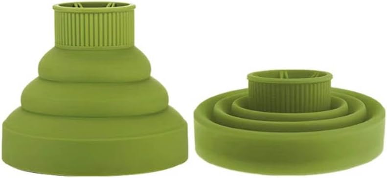 Collapsible Hair Diffuser Attachment - Portable Silicone Diffuser for Curly Hair, Fits 1.57-1.99