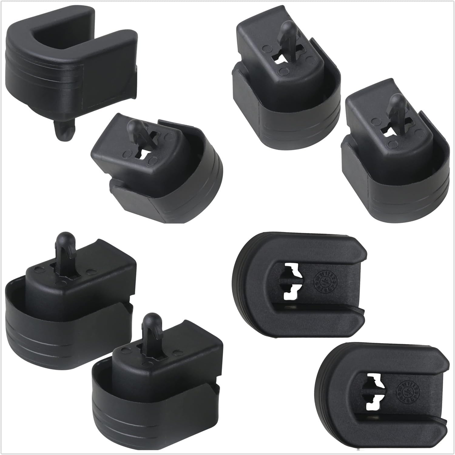 2 Pcs Tailgate Bushing Rear Right Passenger Side Compatible with 2014-2019 Chevy Silverado 1500 2500HD 3500HD Colorado/GMC Sierra 1500 2500 HD 3500 HD Canyon Replaces 22966936 (Black) - Image 6