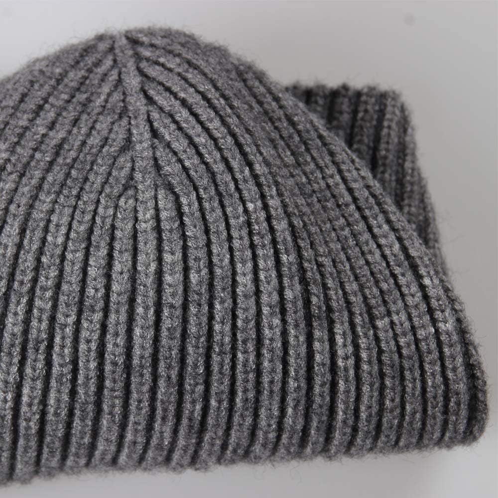 Trawler Beanie Watch Hat Roll up Edge,Winter Warm Knit Caps Fisherman Unisex - Image 7