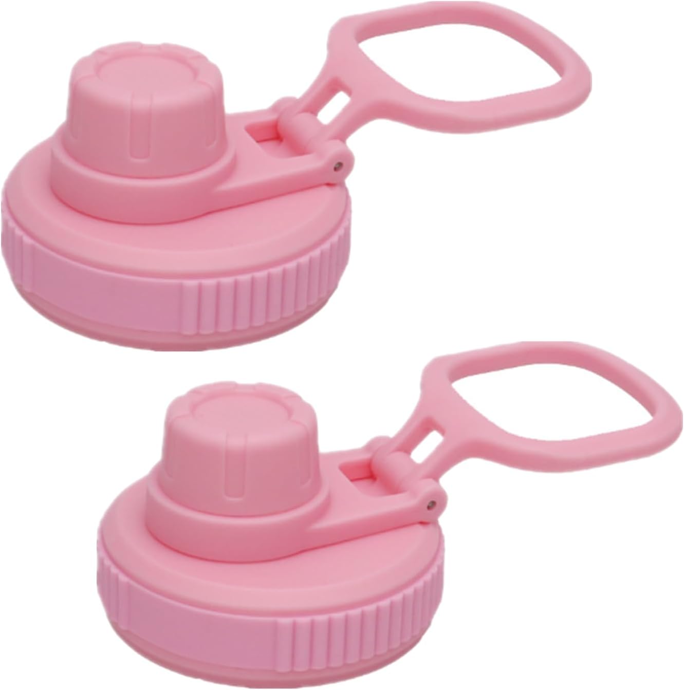 Aurora Spout Lid for Hydro Flask Wide Mouth 12, 16,18,20, 32, 40, 64 OZ Water Bottles Flip Lid for Hydro flask Wide Mouth (Pink, 2Pcs) - Image 1