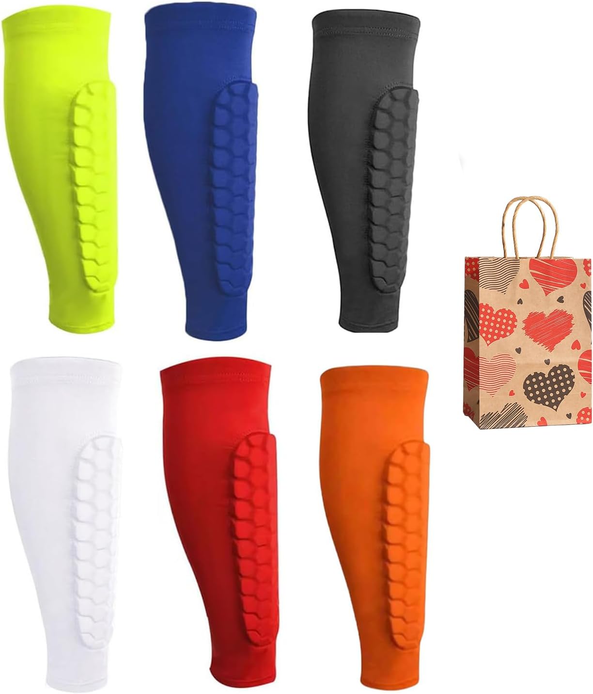 Shin Guards for Soccer, Lightweight Shin Pads for Kids Youth & Adult - Football Shin Defender Protective Gear, Comfortable Breathable Leg Guards - Image 7