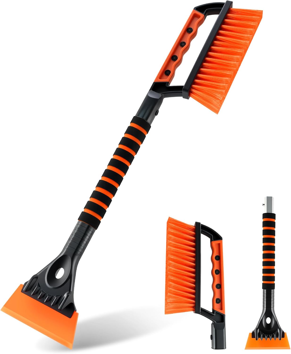 Ice Scraper and Snow Brush for Car Windshield, Car, Winter Necessities, Multi Functional Removal Tools, Accessories Gift Women Man (Enhanced) - Enhanced version - Image 1