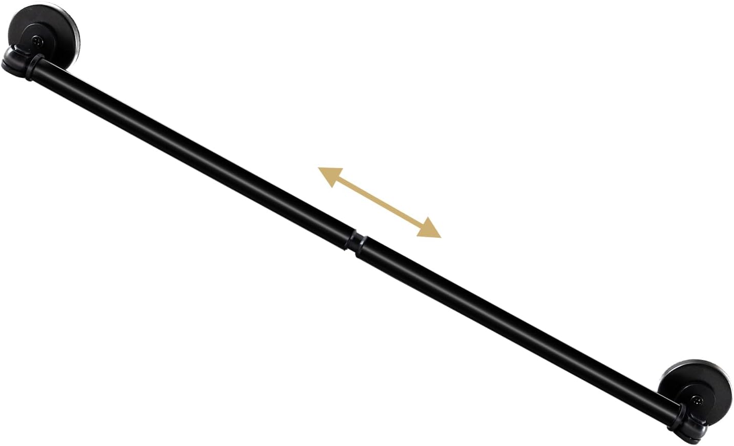 1 PACK Magnetic Curtain Rods for Metal Doors 16